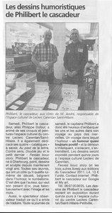 article de Jacqueline de Bonfils pouir la Presse de la Manche