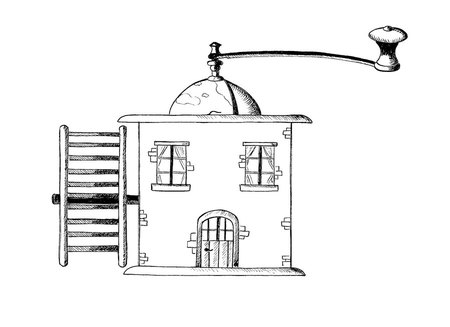logo pour le Moulin de la Haulle ( crèperie)