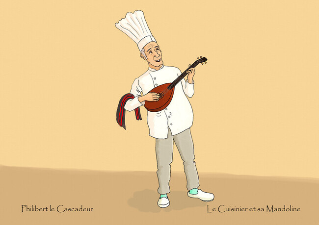 le cuisinier et sa mandoline
